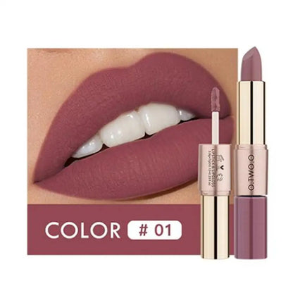 LipGlow Matte & Gloss – Labial Hidratante de Larga Duración (12 Tonos Disponibles)