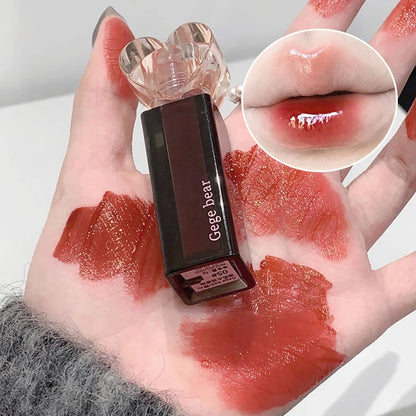 Love Heart Lip Glaze Student Party Lip Glaze/Lip Gloss Gloss Gloss Gloss Low Saturation Nude Lipstick