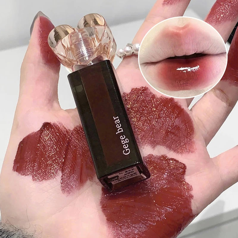 Love Heart Lip Glaze Student Party Lip Glaze/Lip Gloss Gloss Gloss Gloss Low Saturation Nude Lipstick