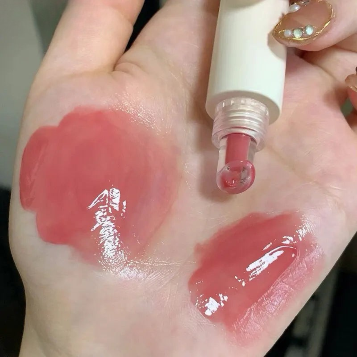 TATIBEAUTY Lip Jelly Essence | Tender Pink Hydrating Mirror Gloss