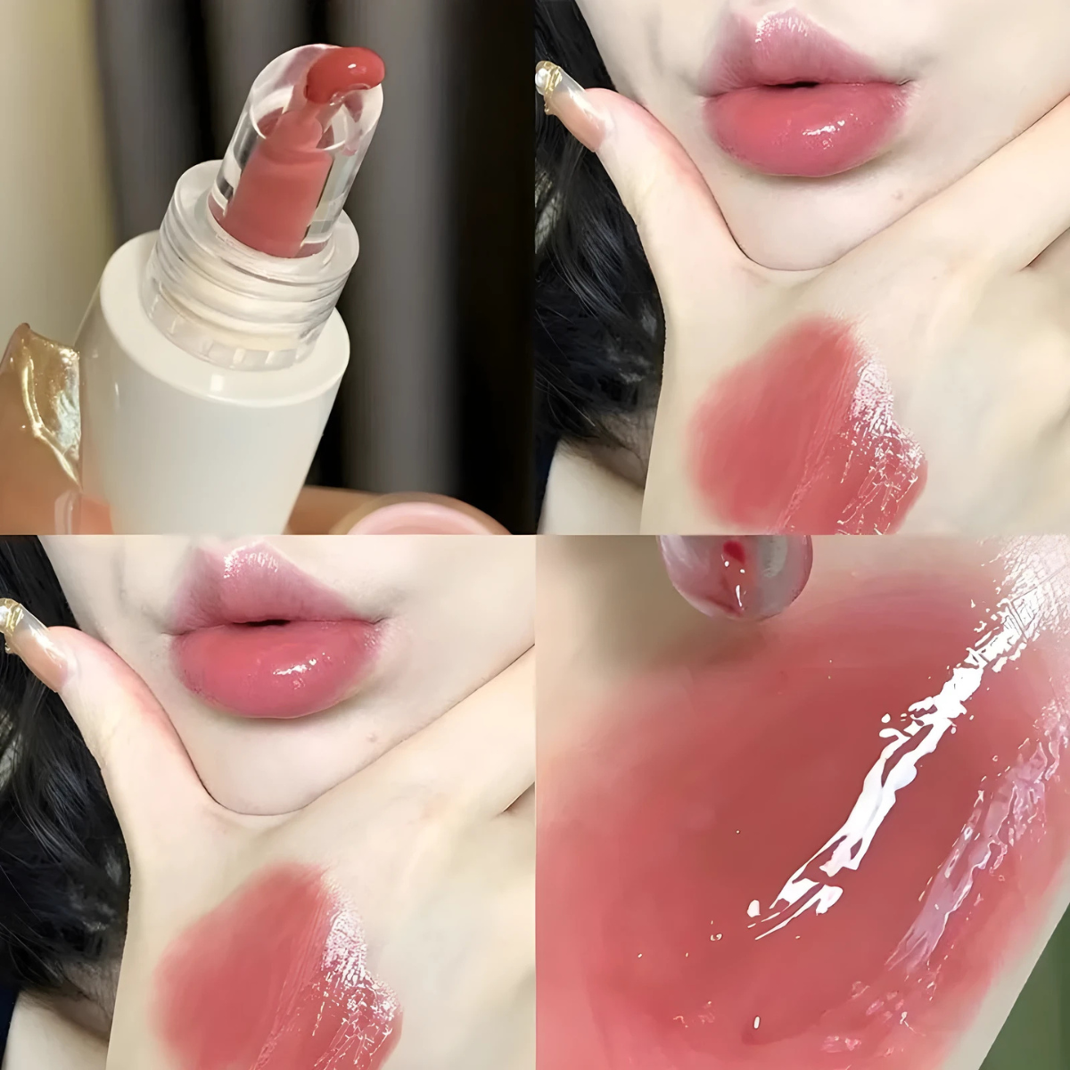 TATIBEAUTY Lip Jelly Essence | Tender Pink Hydrating Mirror Gloss
