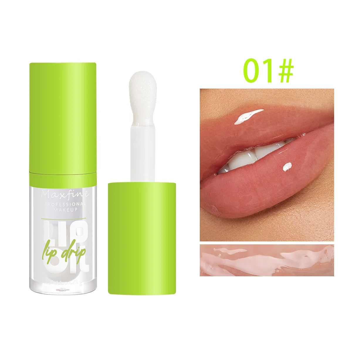 Luminous Lip Drip – Aceite Gloss Hidratante en 6 Tonos Naturales