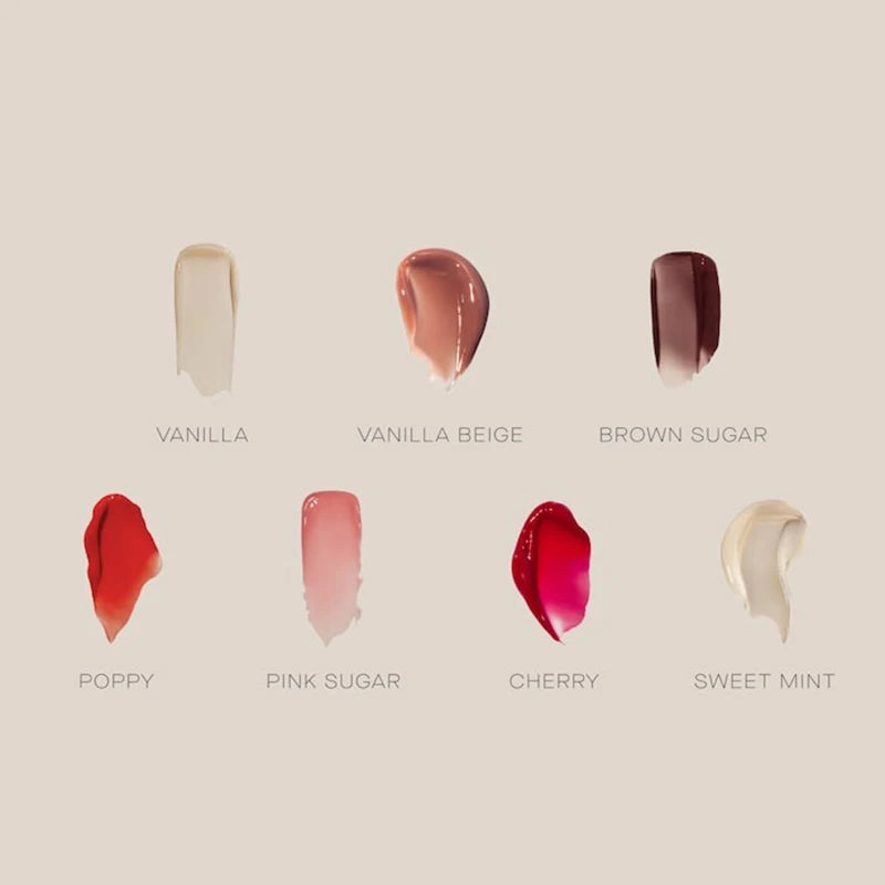 Mirror Glow – Gloss Hidratante con Aroma Dulce (Vainilla, Azúcar Rosa o Coffee Cake)