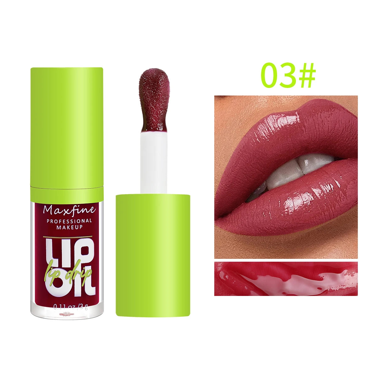 Luminous Lip Drip – Aceite Gloss Hidratante en 6 Tonos Naturales