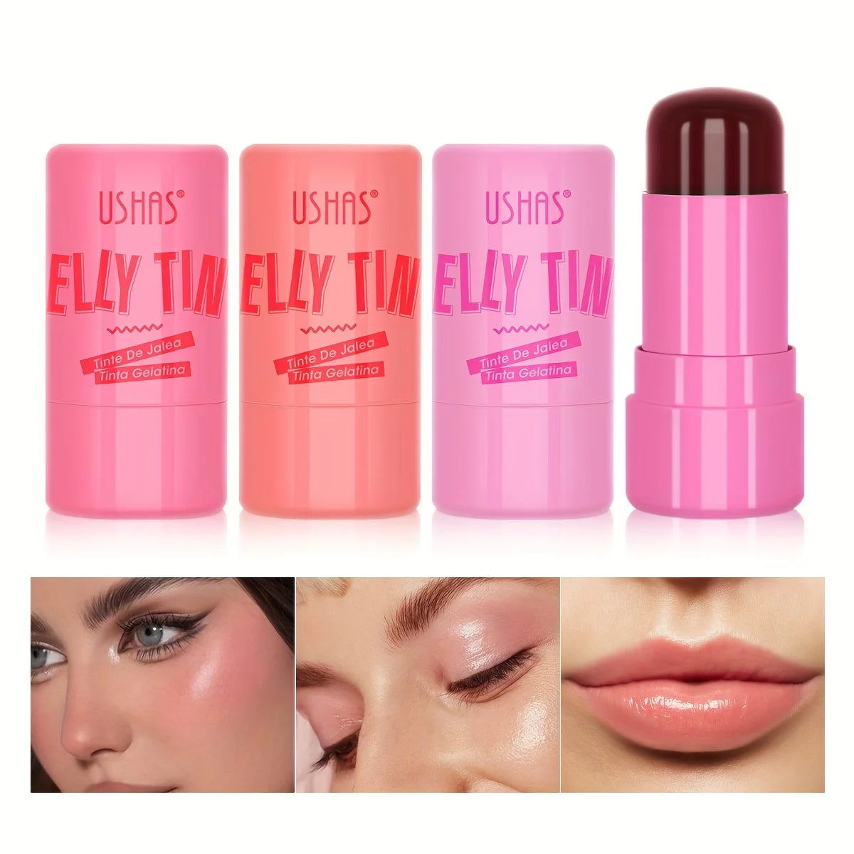 Glow Pop Stick – 3 en 1: Rubor, Labios y Ojos