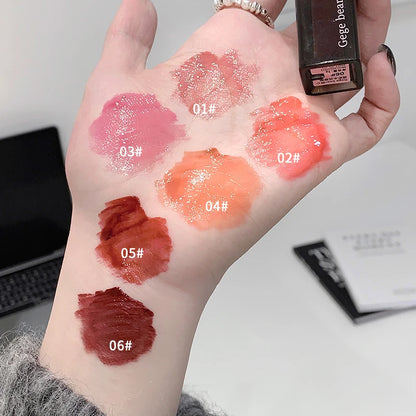 Love Heart Lip Glaze Student Party Lip Glaze/Lip Gloss Gloss Gloss Gloss Low Saturation Nude Lipstick