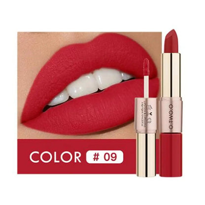 LipGlow Matte & Gloss – Labial Hidratante de Larga Duración (12 Tonos Disponibles)