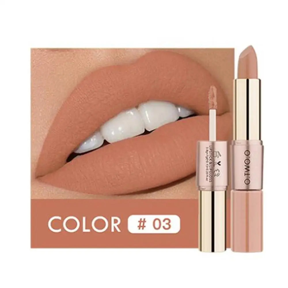 LipGlow Matte & Gloss – Labial Hidratante de Larga Duración (12 Tonos Disponibles)