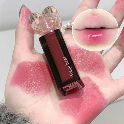 Love Heart Lip Glaze Student Party Lip Glaze/Lip Gloss Gloss Gloss Gloss Low Saturation Nude Lipstick